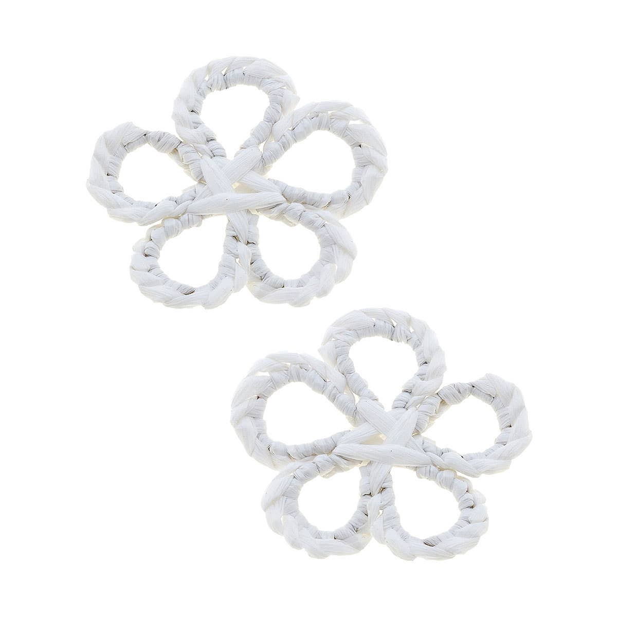 Tahiti Raffia Stud Earrings