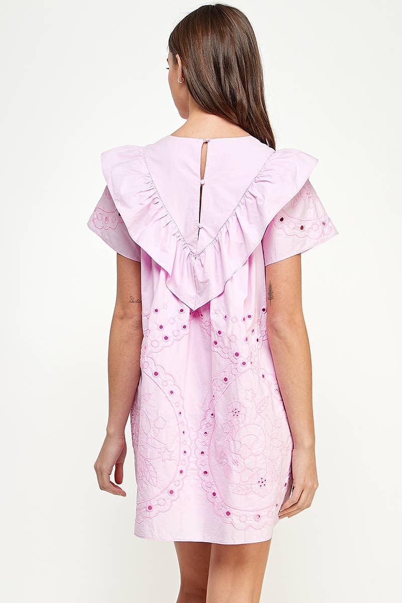 Natalie Light Pink Mini Dress