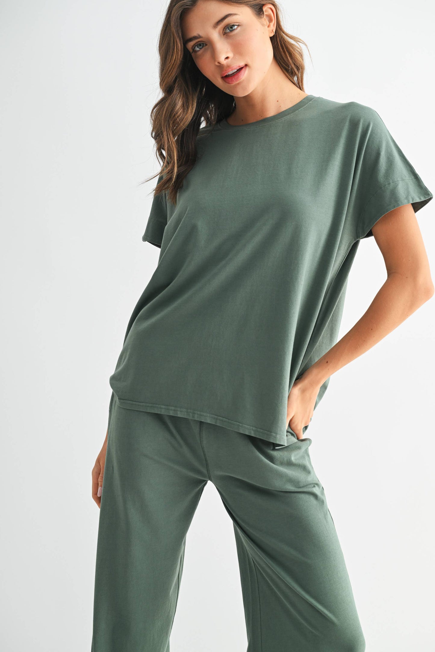 Shoreline Pima Cotton Slouchy Tee