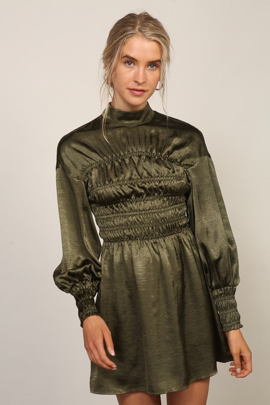 Camielle Smocked Detail Dress