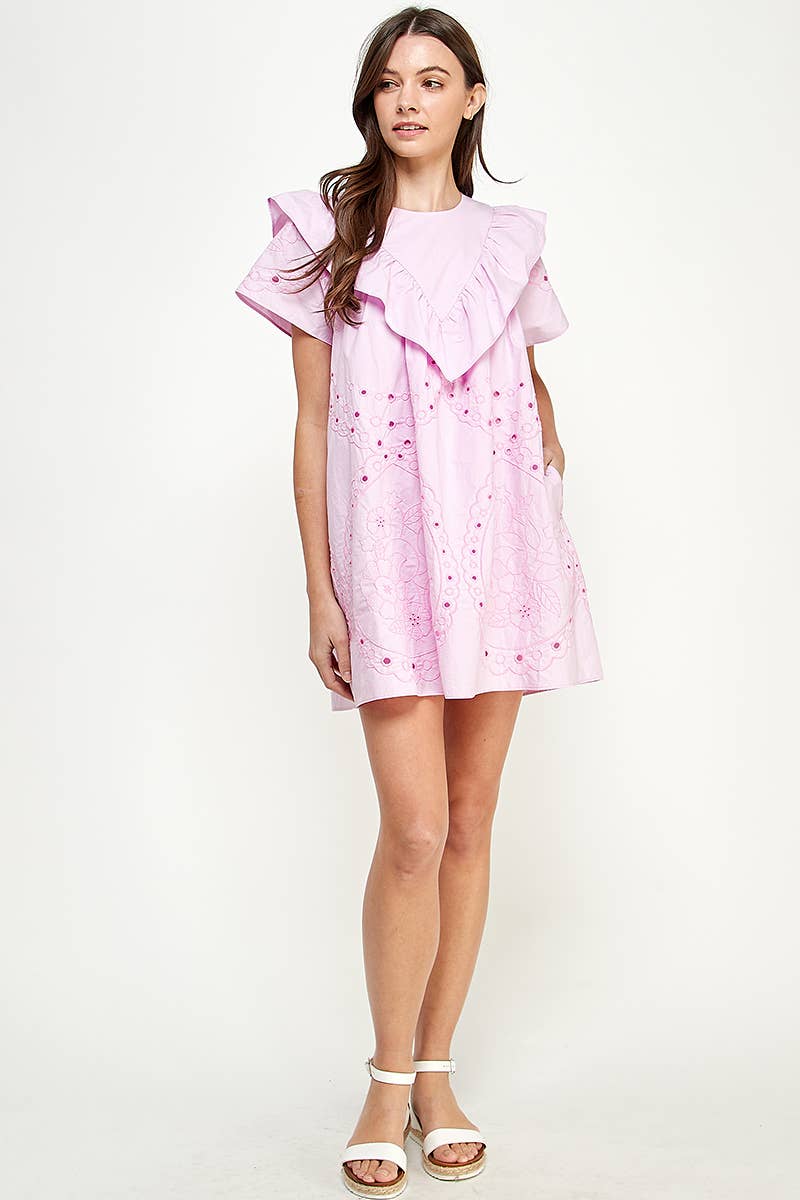 Natalie Light Pink Mini Dress