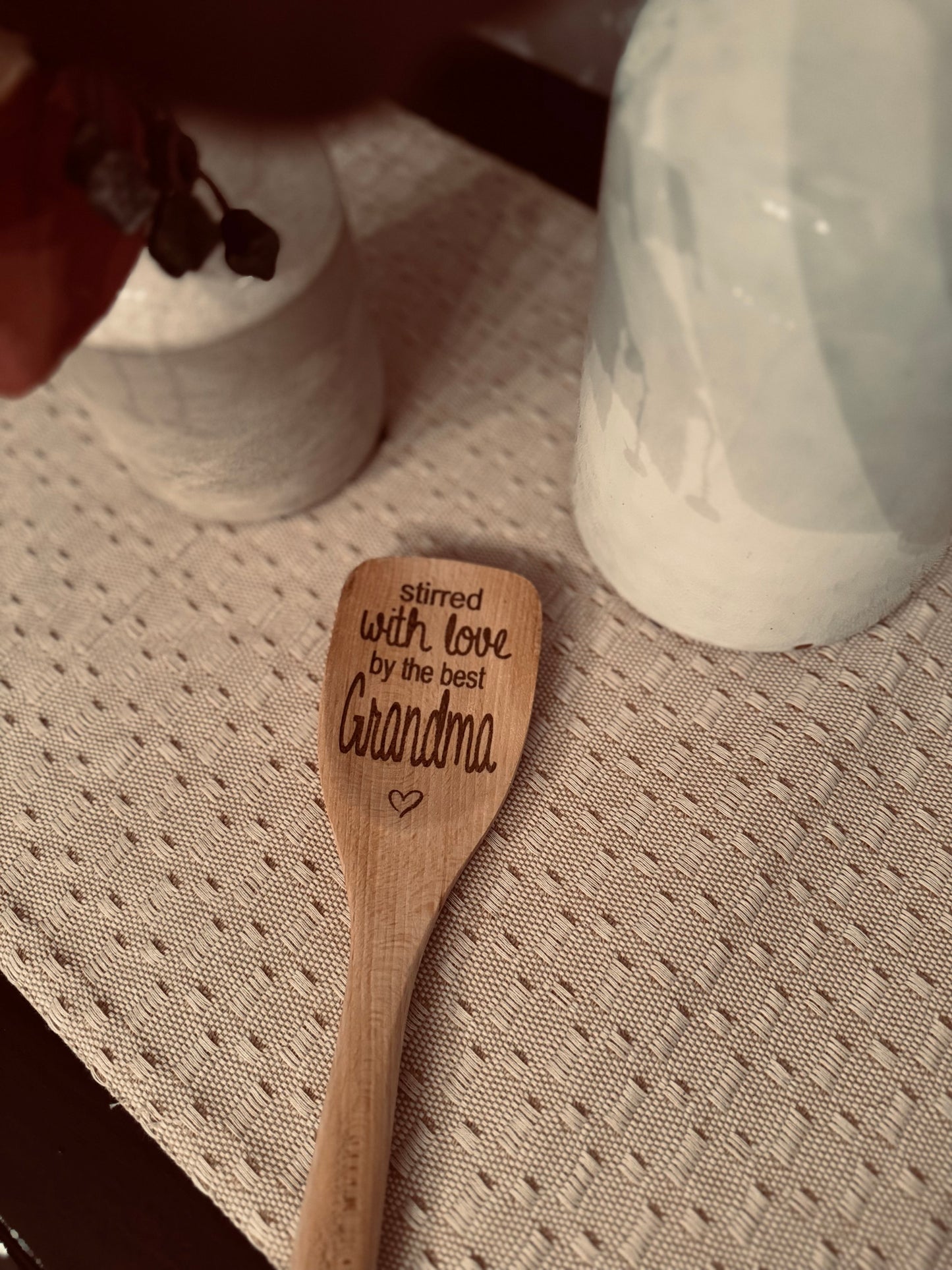 Stirred With Love By The Best Grandma Wooden Spoon