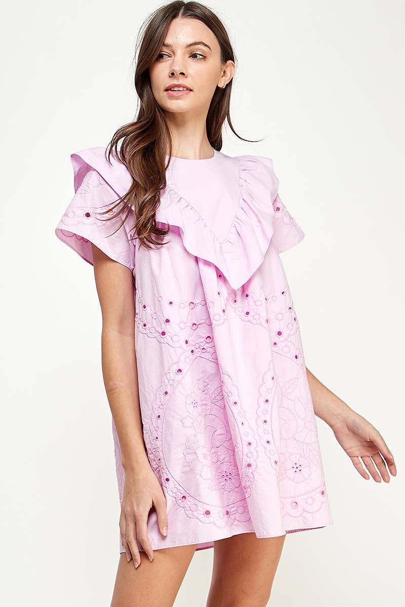Natalie Light Pink Mini Dress