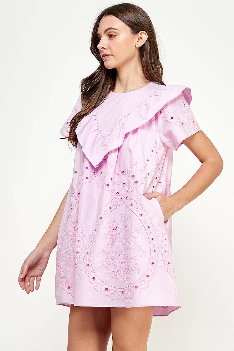 Natalie Light Pink Mini Dress
