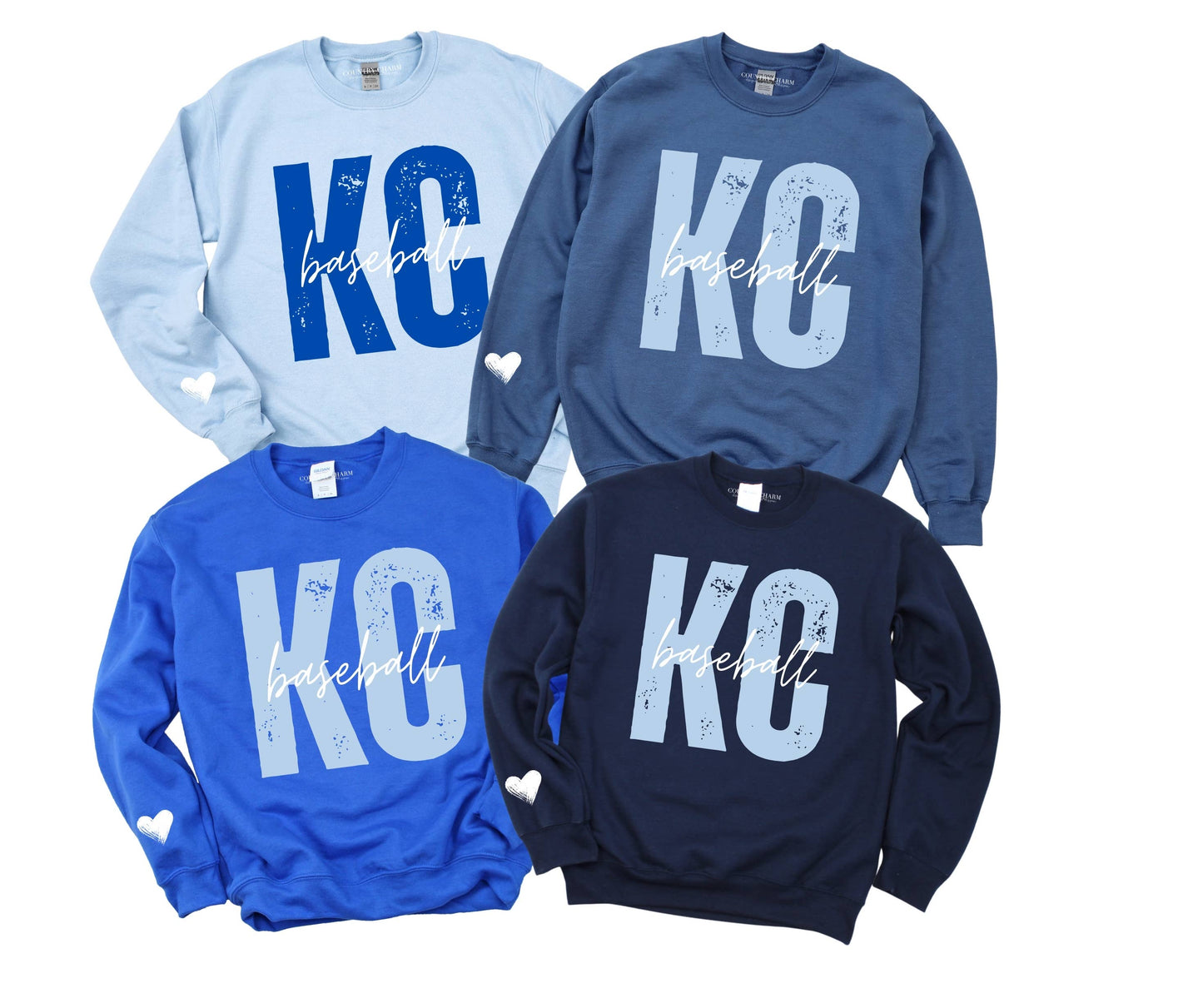 KC Baseball + Heart Sleeve