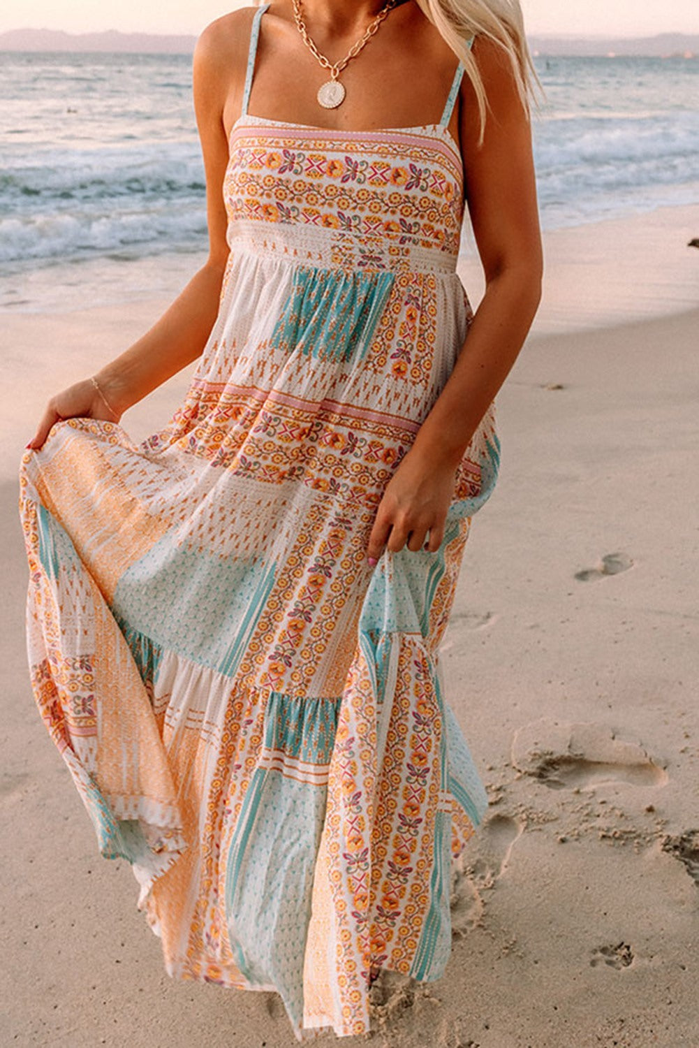 Floral Boho Maxi Dress
