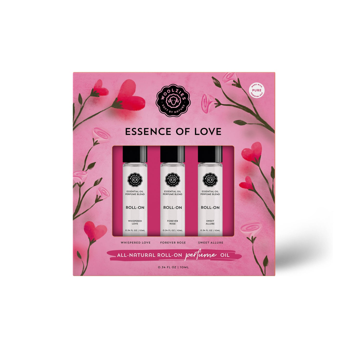 Essence of Love Natural Perfume Roll-On Set