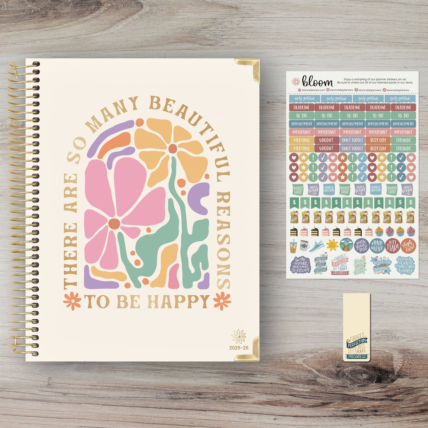 2025-26 Academic Hard Cover Planners 8.5x11 - Choose Design
