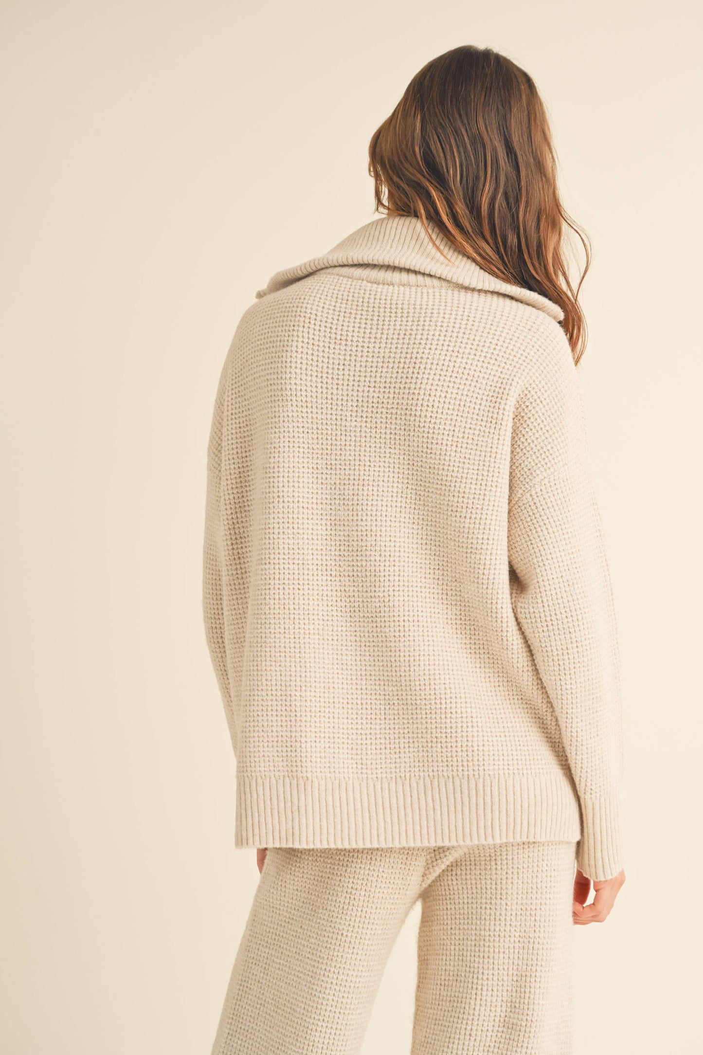 Evelyn Waffle Sweater