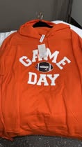 Game Day Sparkle Football Adult Hoodie