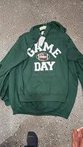 Game Day Sparkle Football Adult Hoodie