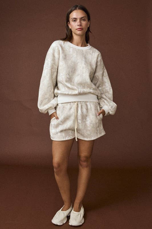 Iced Out Camo Crewneck And Shorts