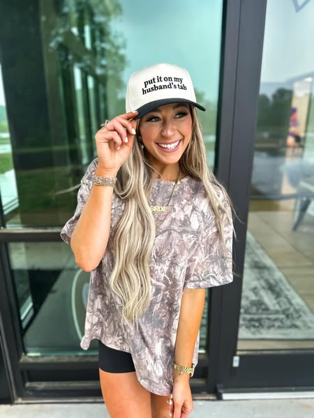 Dark Camo Oversized Tee