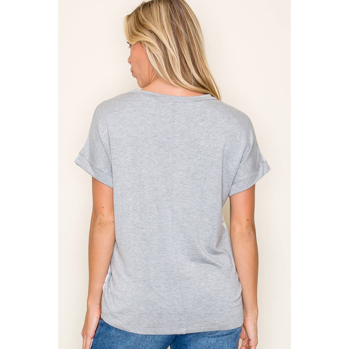 Andie V-Neck Striped Top
