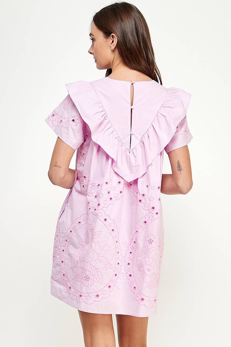 Natalie Light Pink Mini Dress