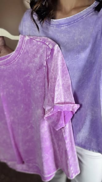 Linden Acid Cropped Tee