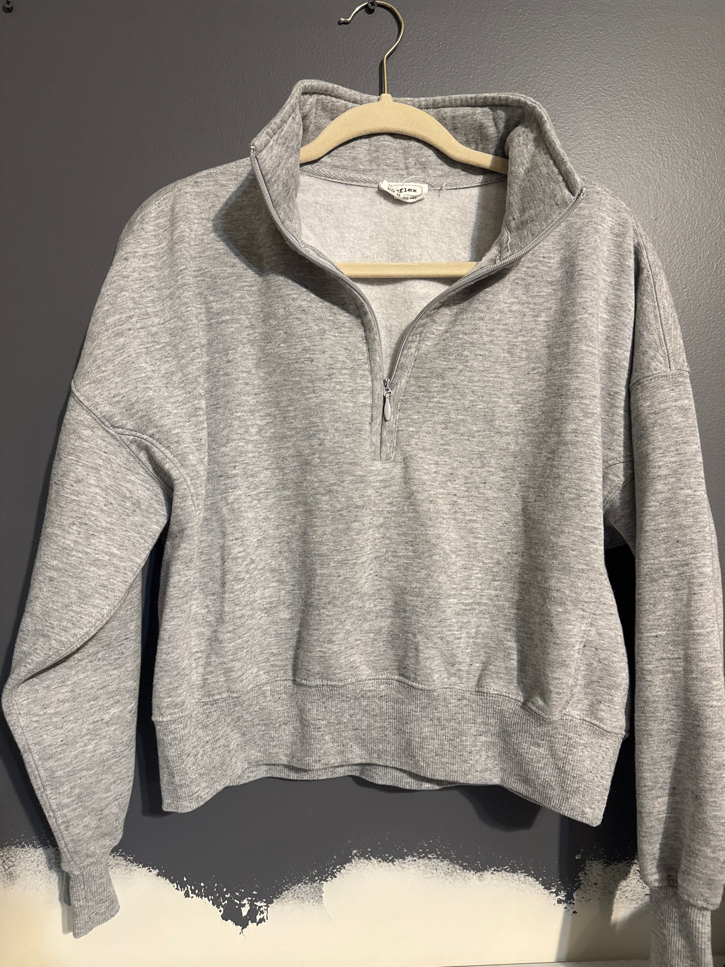 Fleece Half Zip Sweatshirt
