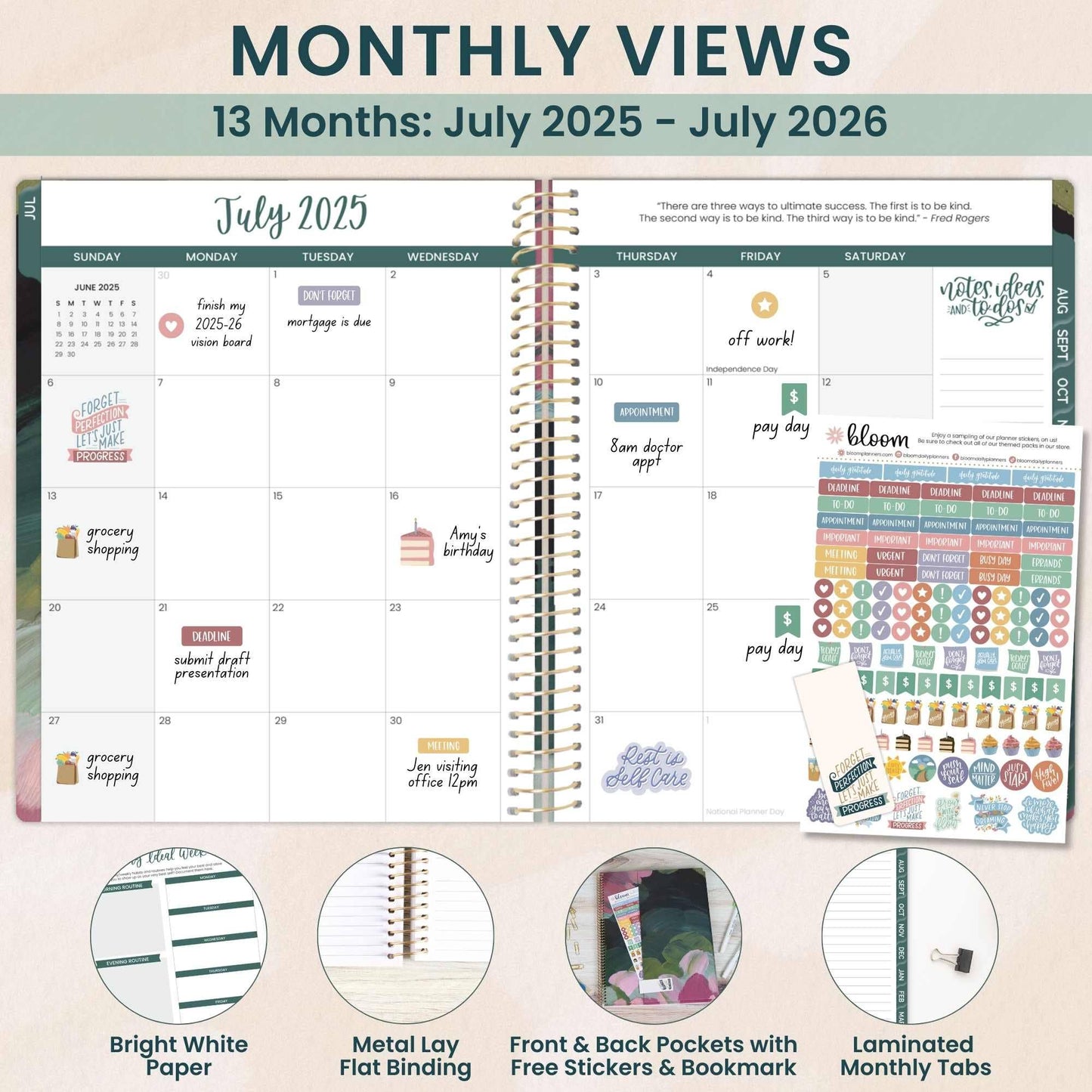 2025-26 Academic Soft Cover Planner 8.5x11