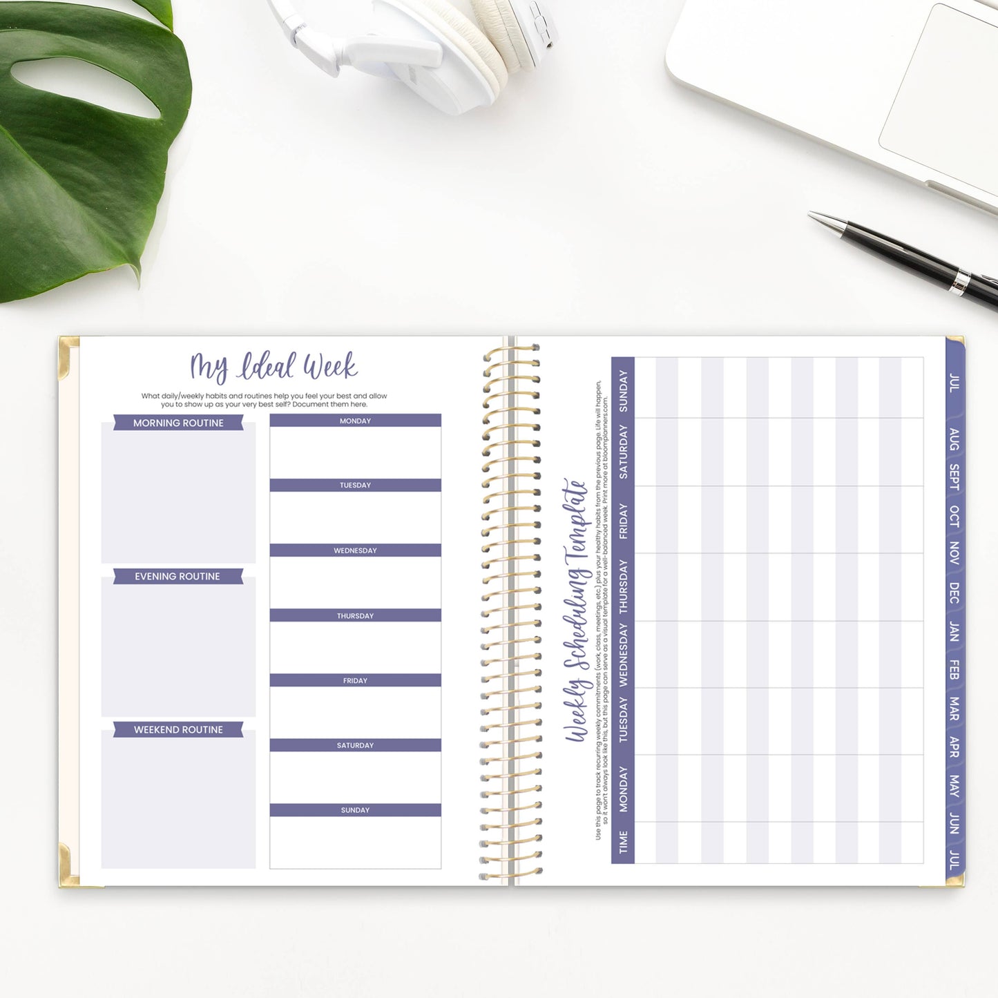 2025-26 Academic Hard Cover Planners 8.5x11 - Choose Design