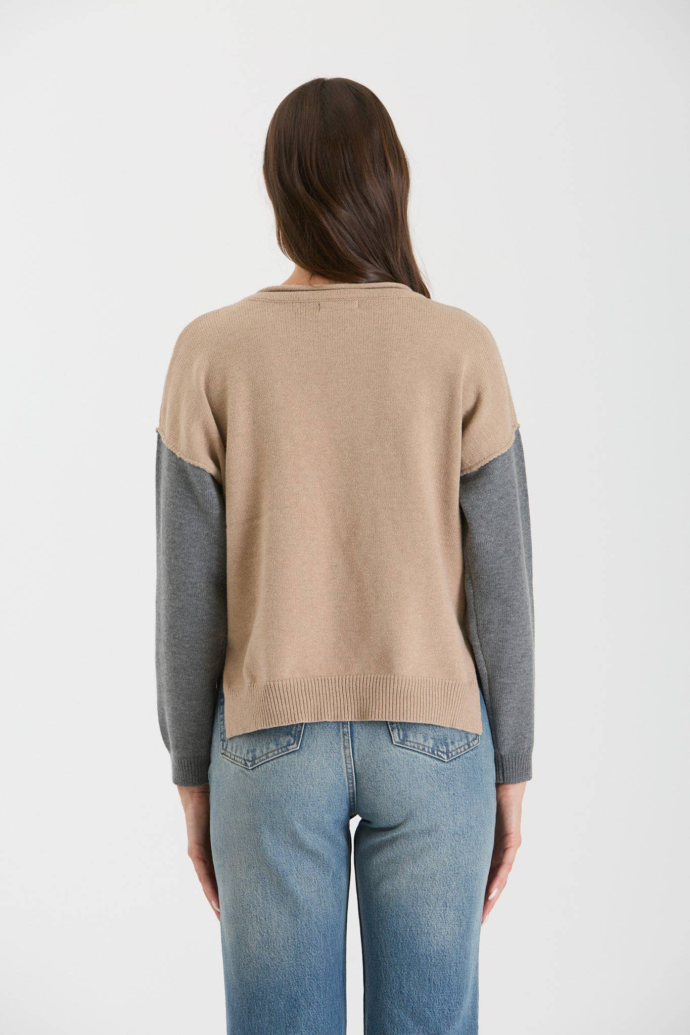 Kyleigh Colorblock Knit Sweater