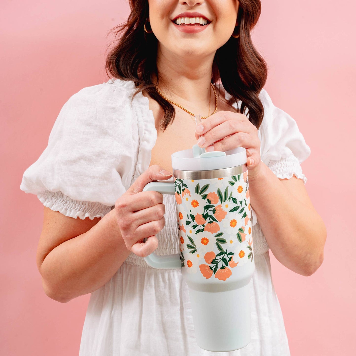 Take Me Everywhere Tumbler - Flower Talk