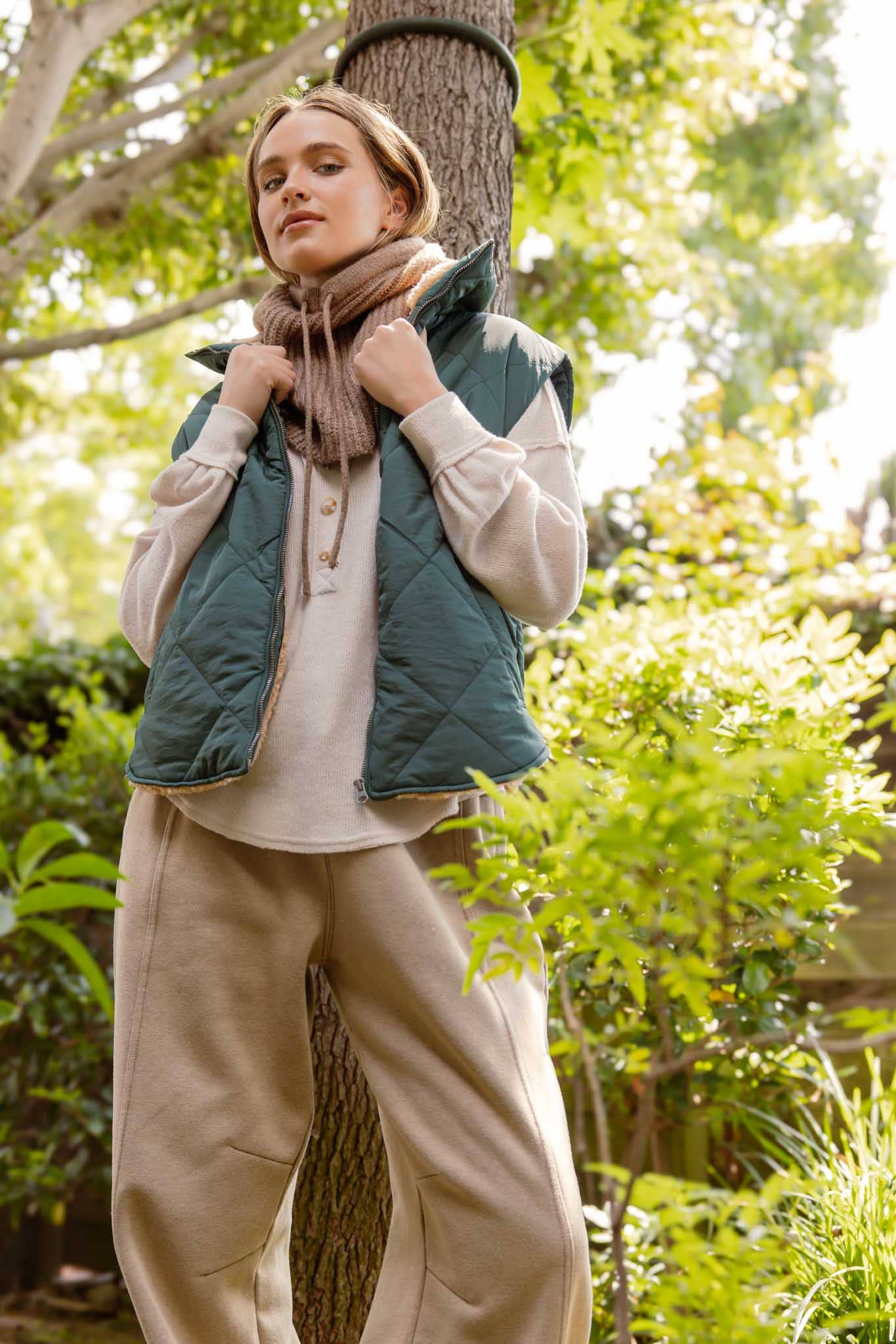Aurora Quilted Puffer Vest