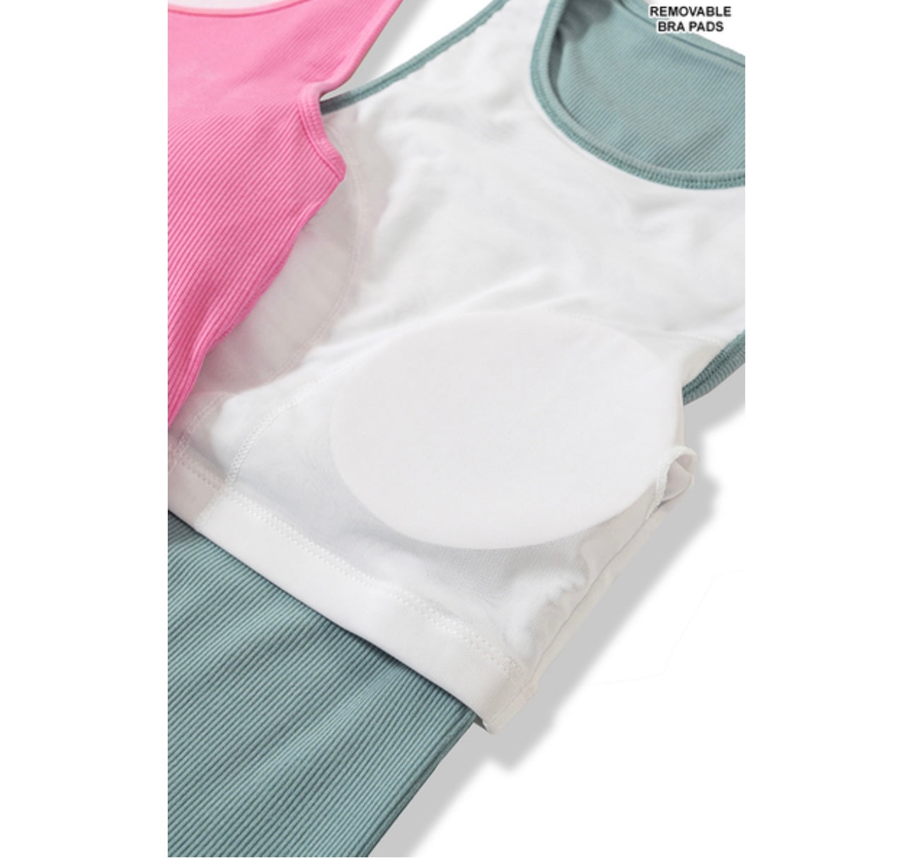 Elora Rib Padded Tank