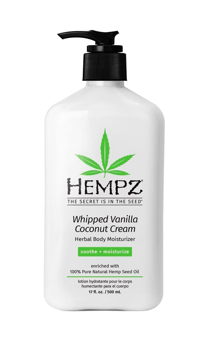 Whipped Vanilla & Coconut Cream
Herbal Body Moisturizer