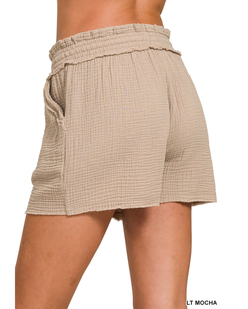 Beachside Gauze Shorts