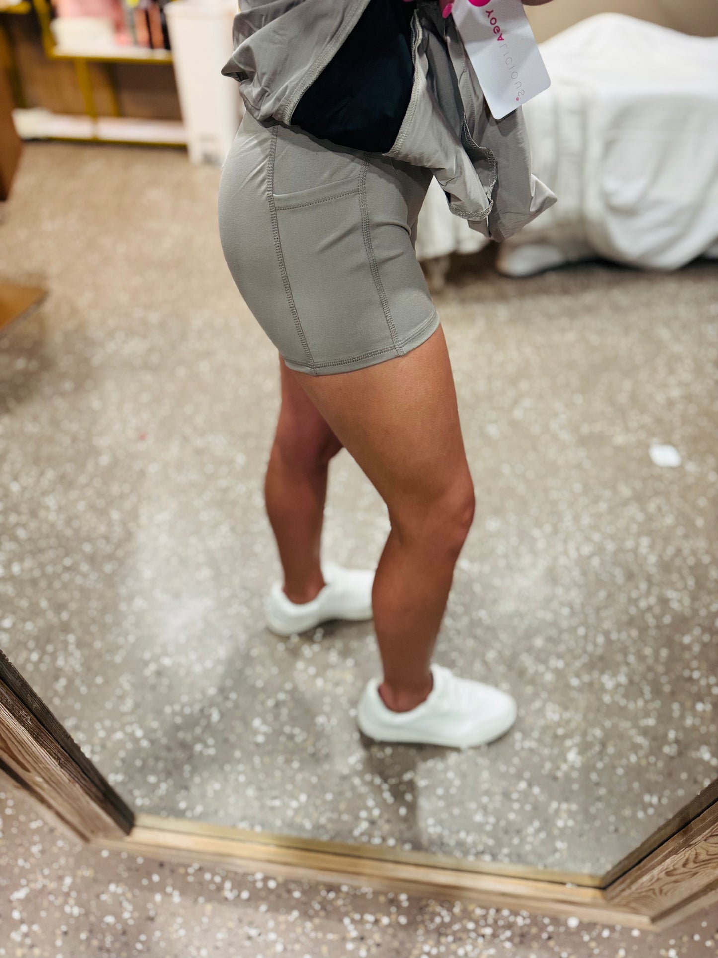 Color Block Skort