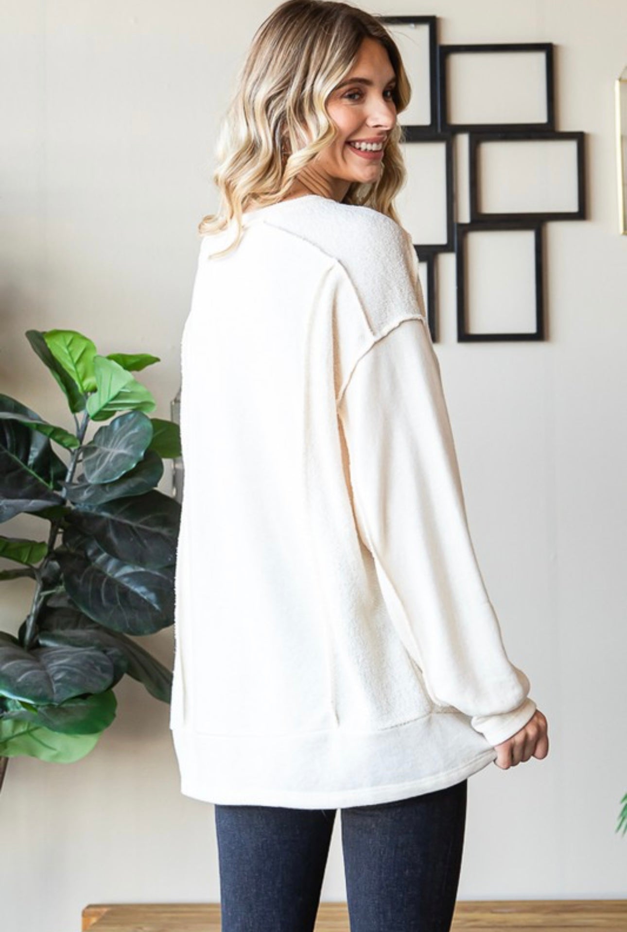 Jayda Cotton Terry Sweatshirt