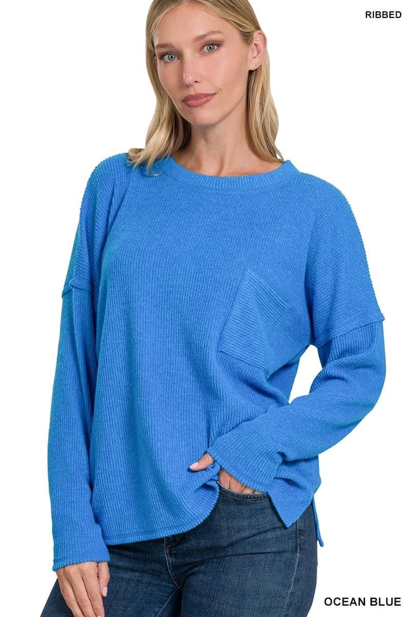Hadley Ribbed Long Sleeve