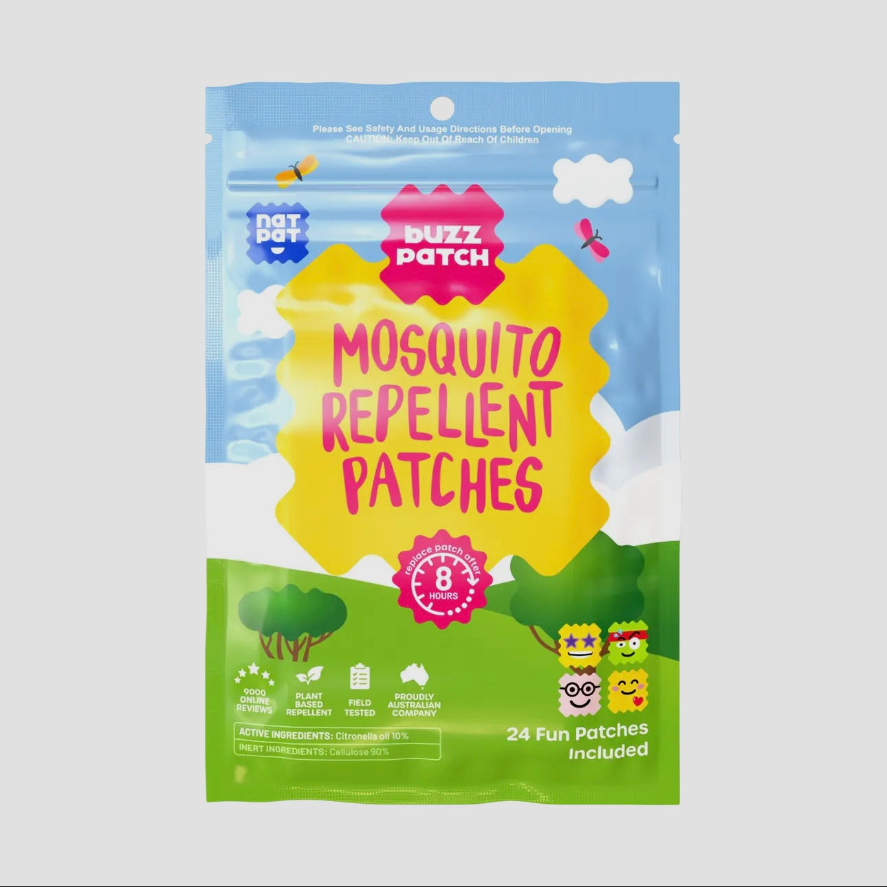 BuzzPatch (Mosquito Repellent) + MagicPatch (Itch Relief)
