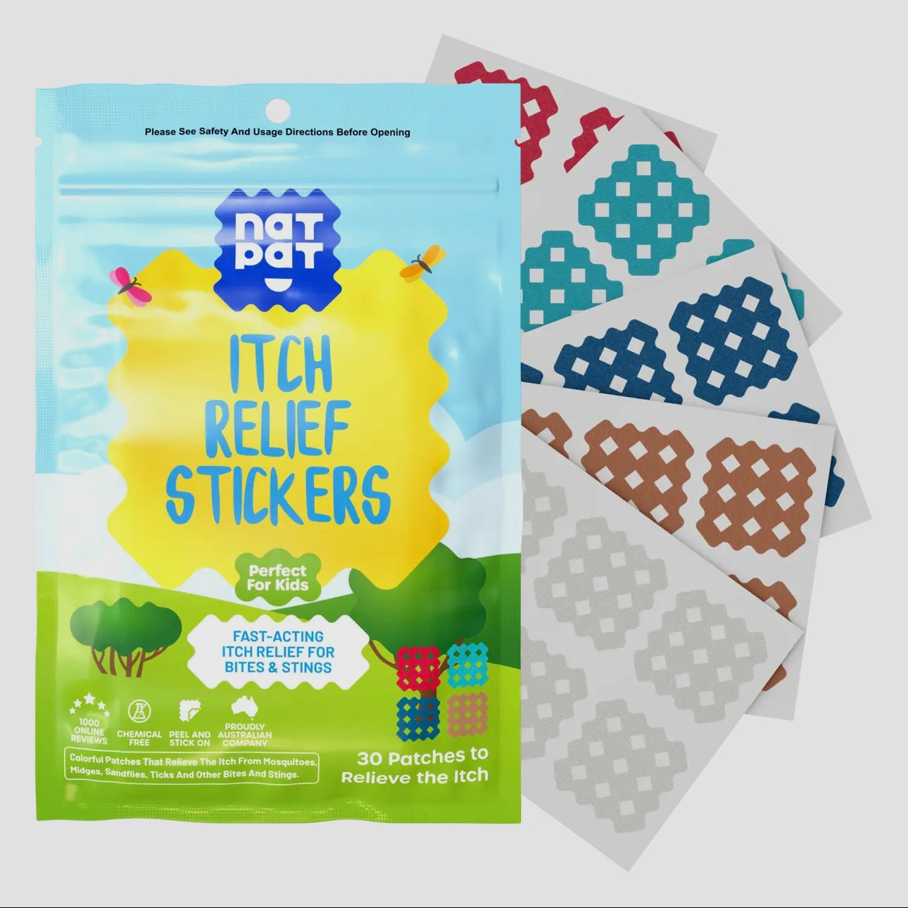 BuzzPatch (Mosquito Repellent) + MagicPatch (Itch Relief)