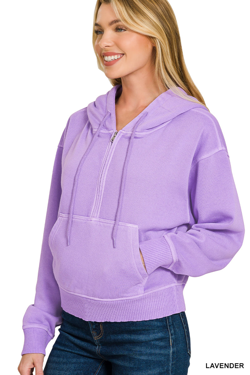 Lavender Half Zip