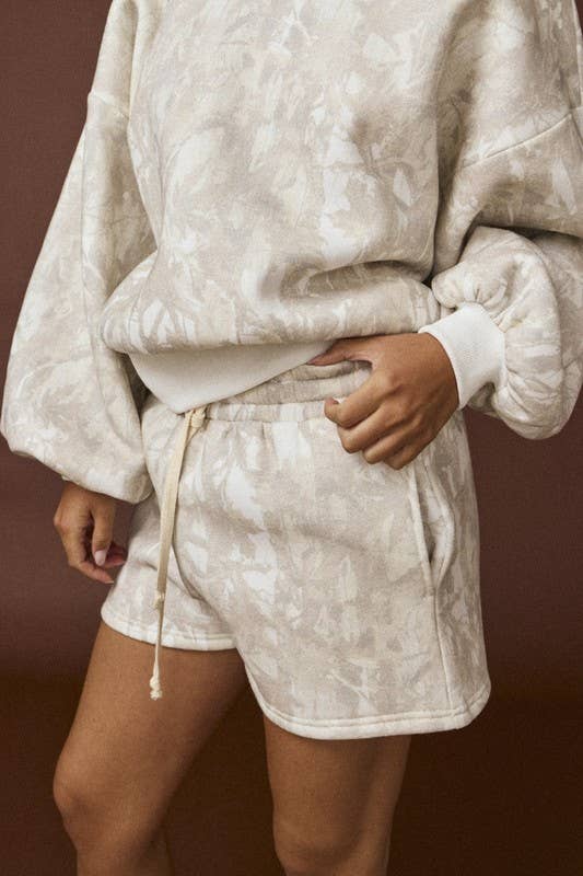 Iced Out Camo Crewneck And Shorts