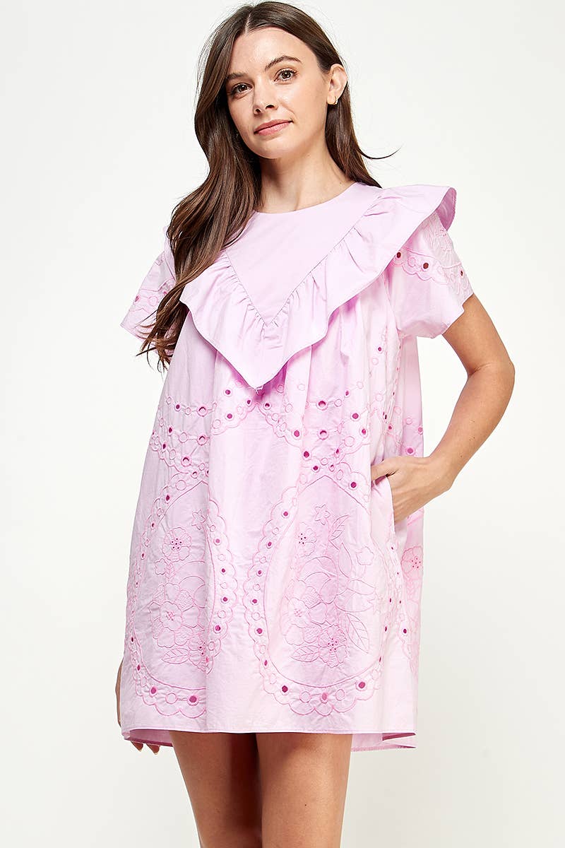 Natalie Light Pink Mini Dress