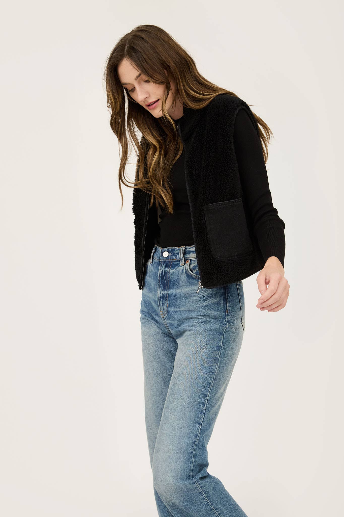 Ember Zip Up Vest With Pockets