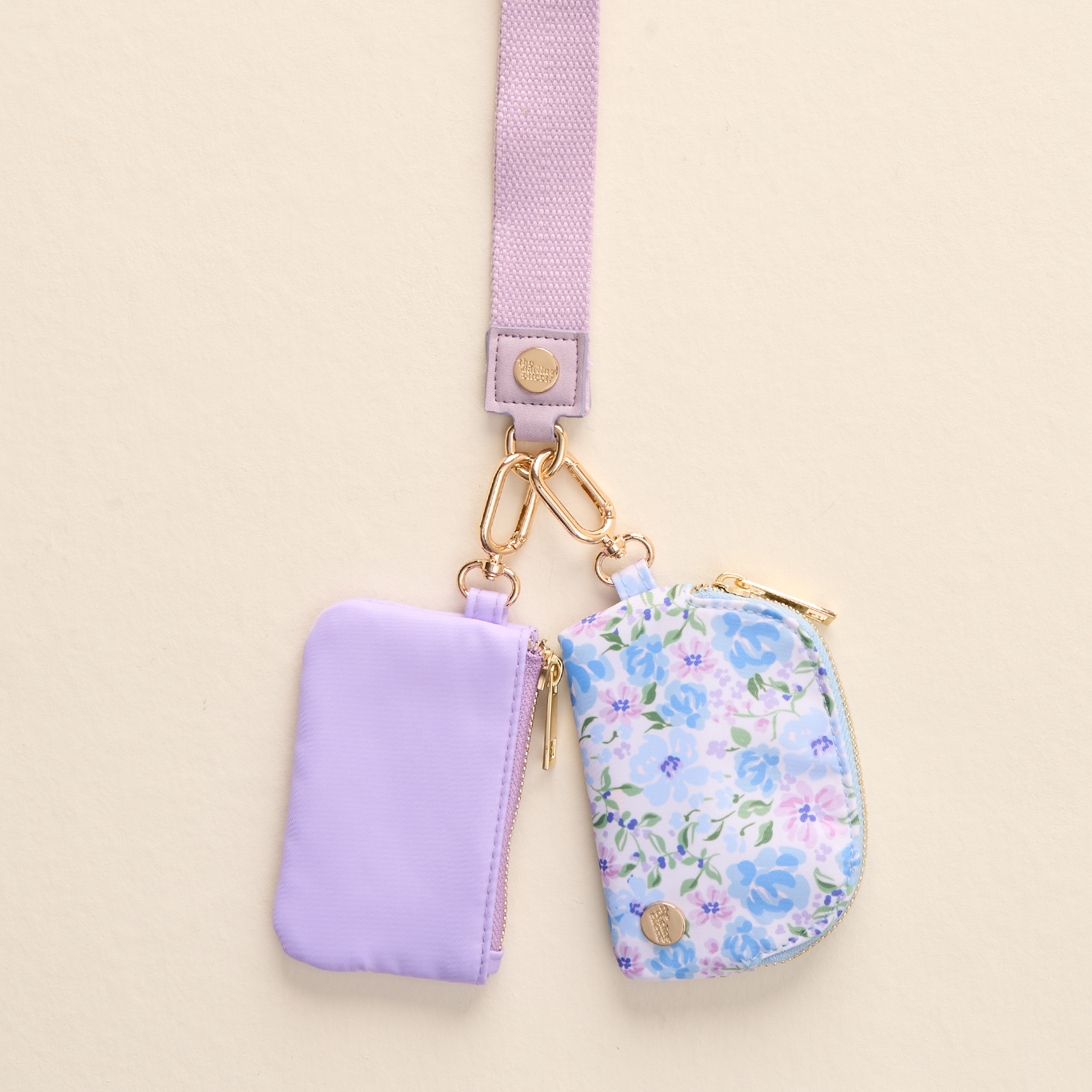 Dynamic Duo Pouch Wristlet - Secret Garden Blue