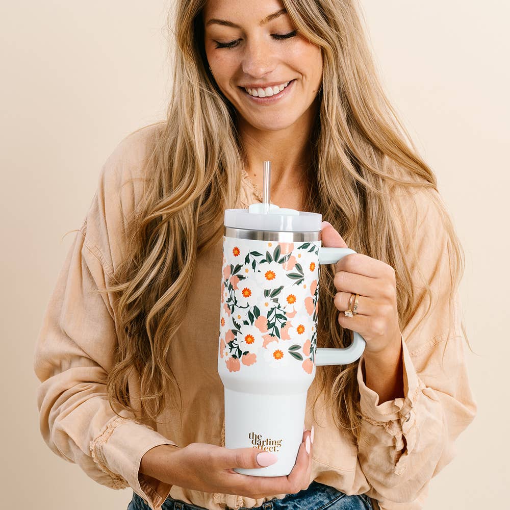 Take Me Everywhere Tumbler - Flower Talk