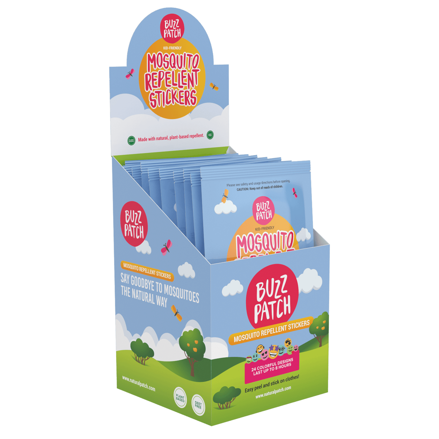BuzzPatch (Mosquito Repellent) + MagicPatch (Itch Relief)