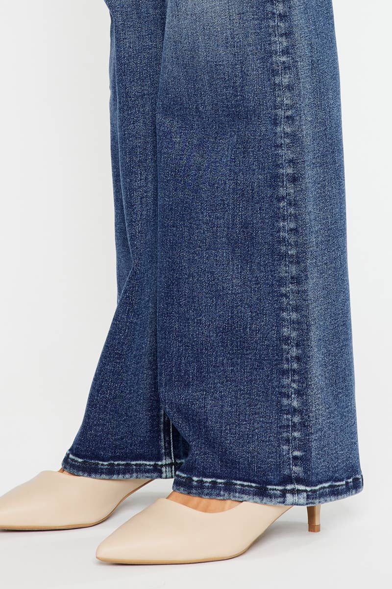 HIGH RISE WIDE FLARE JEANS