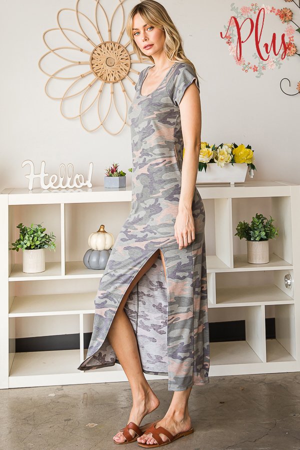 Camo Maxi Dress