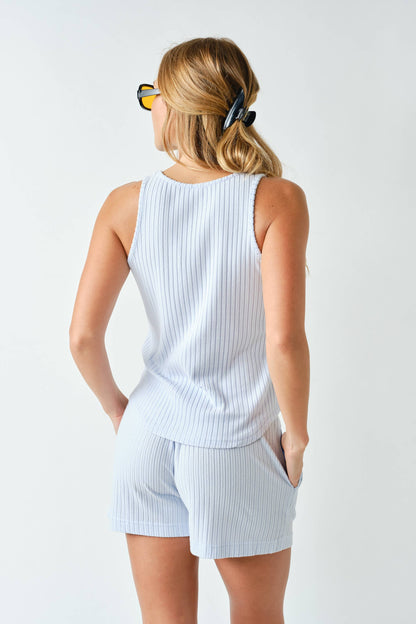 Softcore Ribbed Lounge Tank Top