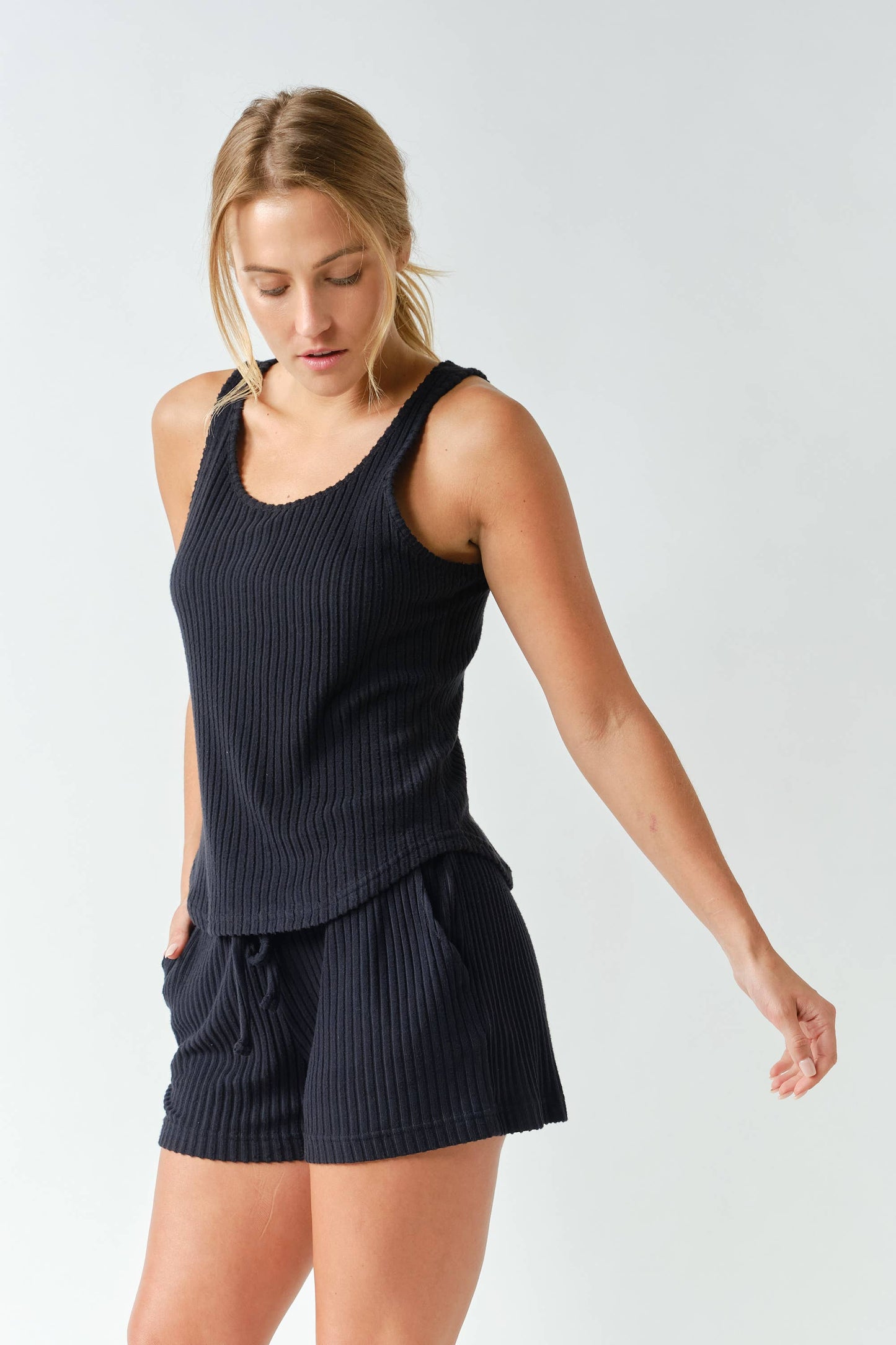 Softcore Ribbed Lounge Tank Top