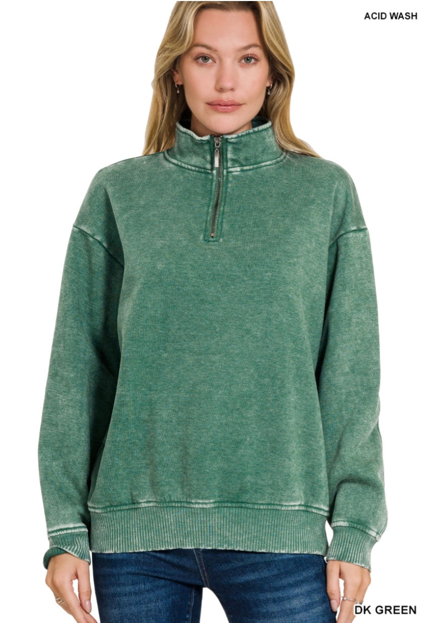 Adeline Zip Pullover