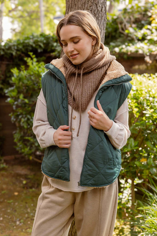 Aurora Quilted Puffer Vest