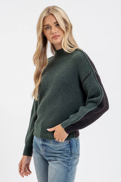 Jaylene Colorblock Knit Sweater