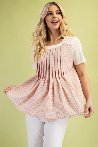 Gabby Pleated Top