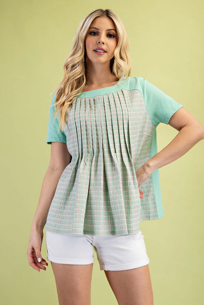 Gabby Pleated Top